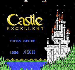 Castle Excellent (Japan) Title Screen